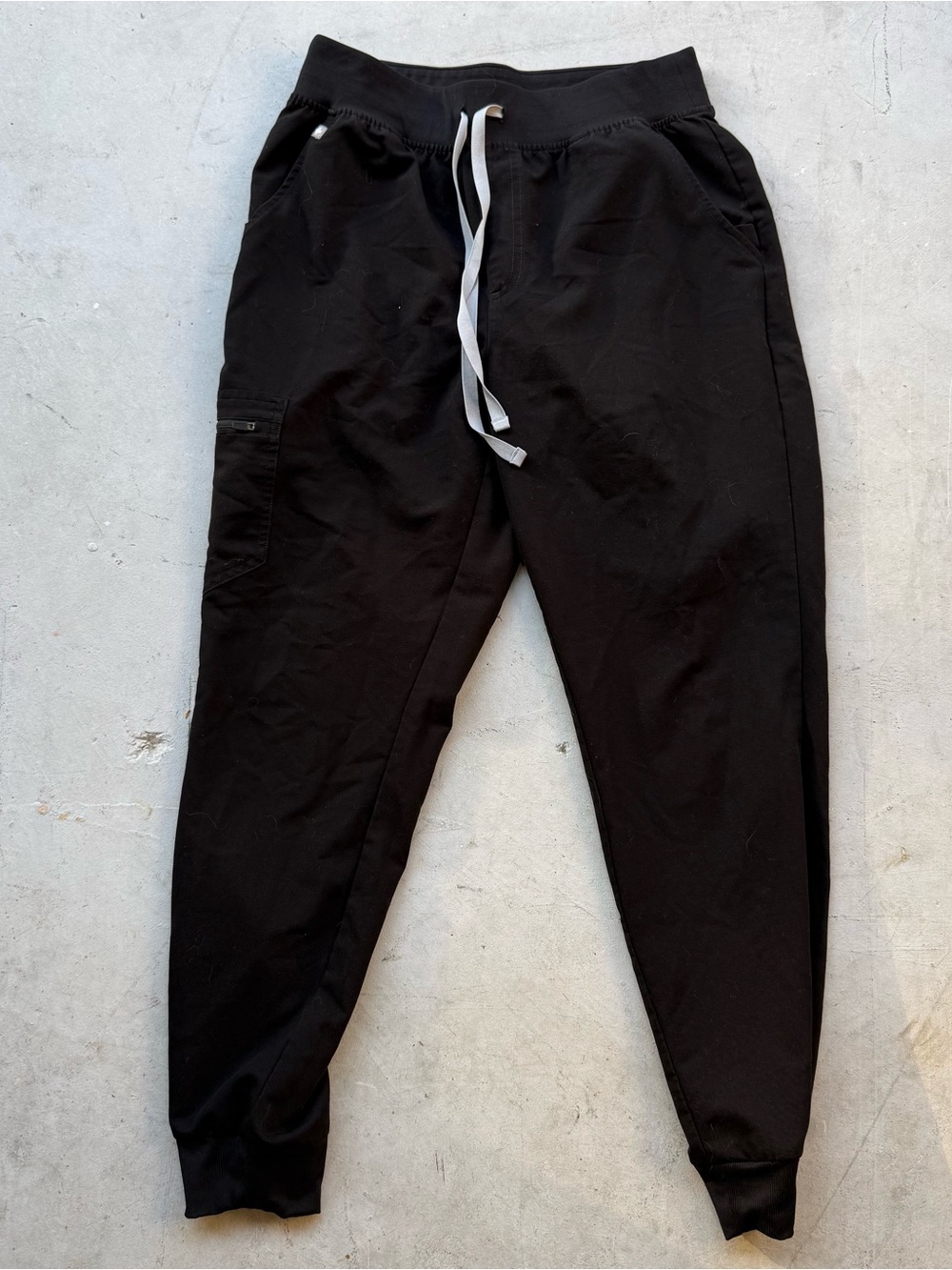 FIGS Technical Collection Black Jogger Scrub Pants Size Medium